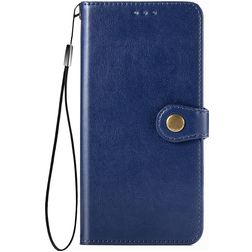 Mobigear Snap Button Samsung Galaxy S20 FE Wallet case - Blue