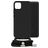 Mobilize Lanyard Gelly Samsung Galaxy A03 TPU flessibile Cover con cordino - Nero