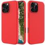 Mobigear Rubber Touch iPhone 16 Pro Silicone Back cover - Rosso
