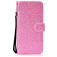 Mobigear Glitter Huawei Y6p Cover a libro portafoglio - Rosa