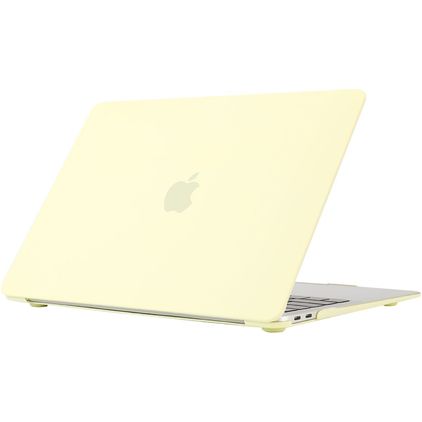 Mobigear Cream Matte MacBook Pro 13 polegadas (2016-2023) Capa rígida para MacBook - Amarelo - Modelo A1706 / A1708 / A1989 / A2159 / A2289 / A2251 / A2338