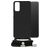 Mobilize Lanyard Gelly Samsung Galaxy A32 4G TPU flexible Funda con cuerda - Negro
