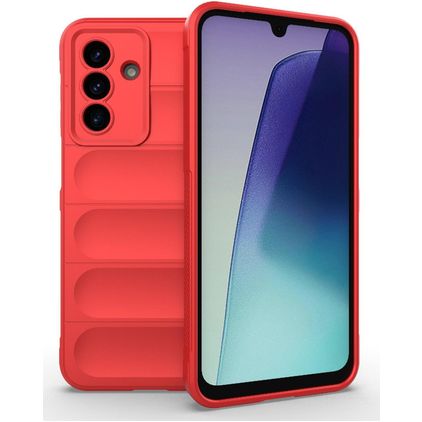 Mobigear Bumpy Samsung Galaxy A17 TPU flexível Capa traseira - Vermelho