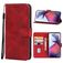 Mobigear Wallet Motorola Moto G72 Lompakkokotelo + Setelitasku - Punainen