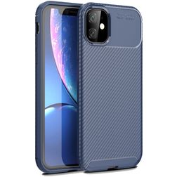 Mobigear Racing iPhone 12 Pro Max Joustava TPU Suojakuori - Sininen