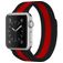 Mobigear Color Loop Correa Milanesa Cierre magnético para Apple Watch - 49/46/45/44 mm - Negro / Rojo