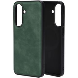 Mobiparts Classic Samsung Galaxy A27 MagSafe TPU / Cuero sintético Carcasa - Emerald Green