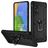 Mobigear Armor Ring Samsung Galaxy A73 Funda Plástico rígido Carcasa Antigolpes con anillo - Negro