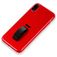 Mobigear Rubber Ring iPhone XS Max Hard Case Back cover with Ring Holder - Red