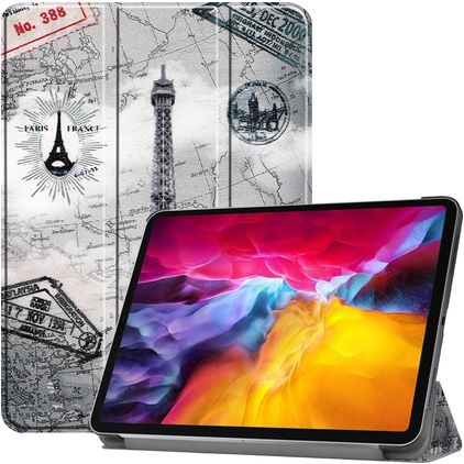 Mobigear Tri-Fold iPad Pro 11 polegadas (2022) Capa livro - Eiffel Tower