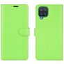Mobigear Classic Samsung Galaxy A12 Capa livro Carteira - Verde