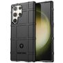 Mobigear Rugged Shield Samsung Galaxy S24 Ultra Joustava TPU Suojakuori Iskunkestävä - Musta