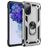 Mobigear Armor Ring Samsung Galaxy S20 FE Hårdt Bagsidecover Stødsikkert med ringholder - Sølv