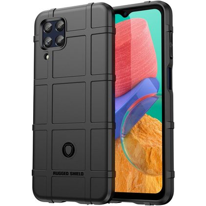 Mobigear Rugged Shield Samsung Galaxy M33 Elastyczne TPU Etui plecki Wstrząsoodporne - Czarny