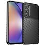Mobigear Groove Samsung Galaxy A55 TPU flexible Carcasa - Negro