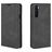 Mobigear Retro Slim OnePlus Nord Funda tipo libro Cartera - Negro