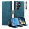 CaseMe 013 Samsung Galaxy S26 Ultra Pungetui med Seddelrum - Blå