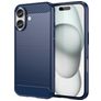Mobigear Brushed Slim iPhone 16 Plus TPU flexible Carcasa - Azul