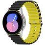 Mobigear Ocean Silikon Smartwatch Řemínek Přezka - 22 mm - Černá / Žlutá