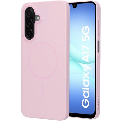 Mobiparts Slim Line Samsung Galaxy A17 MagSafe Hard Case Back cover - Blush Pink