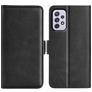 Mobigear Slim Magnet Samsung Galaxy A73 Cover a libro portafoglio - Nero