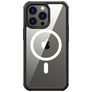 Valenta Full Cover iPhone 14 Plus MagSafe Vetro temperato Back cover Antiurto - Trasparente / Nero