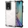 Mobigear Honeycomb Huawei P40 Pro Plástico rígido Capa traseira Antichoque - Branco