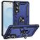 Mobigear Armor Ring Samsung Galaxy S25 Edge Hardcase Back cover Antiurto con anello - Blu