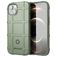 Mobigear Rugged Shield iPhone 13 Mini Flexibilní TPU Zadní kryt odolný proti nárazům - Zelená