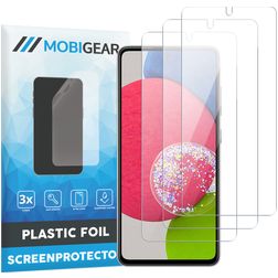 Mobigear Samsung Galaxy A52s 5G Skærmbeskytter Folie - Case Friendly (3-pak)