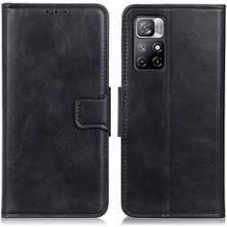 Mobigear Classy Xiaomi Redmi Note 11 5G Cover a libro portafoglio - Nero