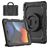 Mobigear RingGuard iPad 9 (2021) Cover Hård plast / Silikone Bagsidecover + Stander - Sort