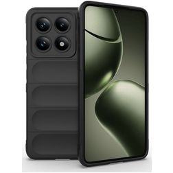 Mobigear Bumpy Xiaomi 14T Fleksibel TPU Bagsidecover - Sort