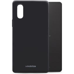Mobilize Rubber Gelly Sony Xperia 10 IV TPU flexível Capa traseira - Matt Black