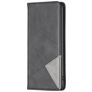 Mobigear Rhombus Slim OPPO Find X5 Lite Cover a libro - Nero