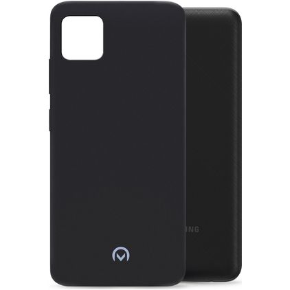 Mobilize Rubber Gelly Samsung Galaxy A03 TPU flexível Capa traseira - Matt Black