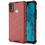 Mobigear Honeycomb HONOR 9X Lite Funda Plástico rígido Carcasa Antigolpes - Rojo