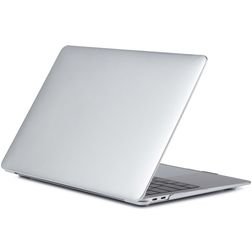 Mobigear Metallic MacBook Air 13 polegadas (2018-2020) Capa rígida para MacBook - Prateado - Modelo A1932 / A2179 / A2337