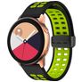 Mobigear Sport Plus Mag Correa Silicona Cierre magnético para Smartwatch - 22 mm - Negro / Verde