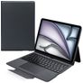 Mobilize Ultimate Bluetooth iPad Air 11 pulgadas (2025) Funda tipo libro con teclado QWERTY - Negro