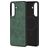 Mobiparts Classic Samsung Galaxy A57 MagSafe TPU / Konstläder Skal - Emerald Green
