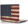 Mobigear Design MacBook 12 tommer (2015-2017) Hardshell Laptopcover MacBook Case - US Flag - Model A1534