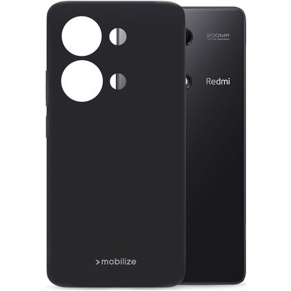Mobilize Rubber Gelly POCO M6 Pro Elastyczne TPU Etui plecki - Matt Black