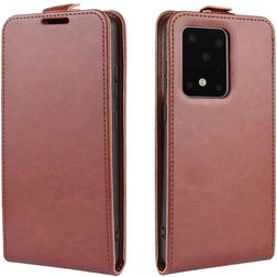 Mobigear Samsung Galaxy S20 Ultra Capa flip - Castanho