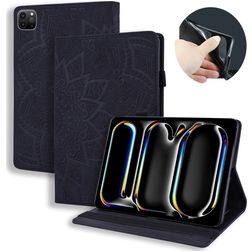 Mobigear Mandala iPad Pro 13 tommer (2025) Pungetui - Sort