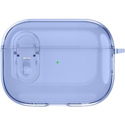 Mobigear Crystal Clip Apple AirPods Pro 1 Pevné pouzdro - Modrá