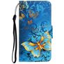 Mobigear Design Xiaomi Redmi 9A Pungetui med Seddelrum - Butterfly