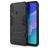 Mobigear Armor Stand Huawei P40 Lite E Plástico rígido Capa traseira Antichoque com suporte - Preto