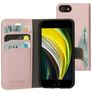 Mobiparts Classic Wallet iPhone 8 Funda tipo libro Cartera - Rosa