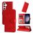 Mobigear Sunflower Samsung Galaxy S24 Funda tipo libro Cartera - Rojo